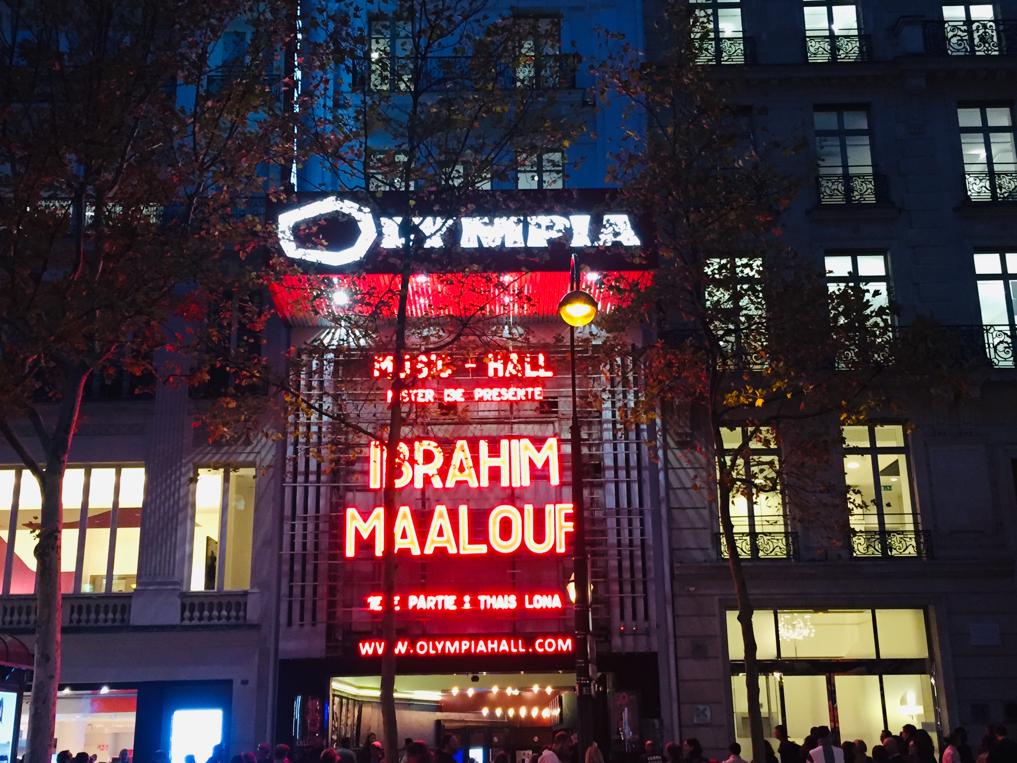 Ibrahim Maalouf à l'Olympia, le 25 septembre 2019. (c): phenixwebtv.com