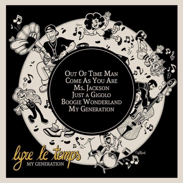 Tracklist EP "My Generation" de Lyre le Temps