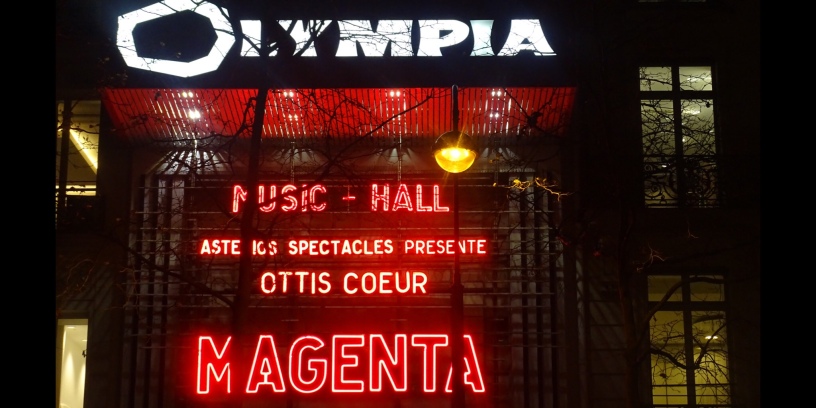 Ottis Cœur sur la scène de l’Olympia à paris le 15.12.21​